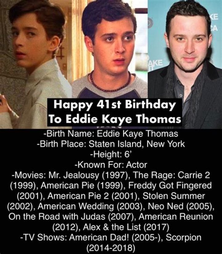 Eddie Kaye Thomas Age, Weight, Height, Measurements